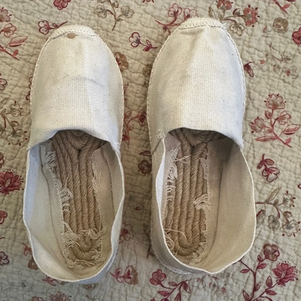 Women's Cream Espadrilles size 38